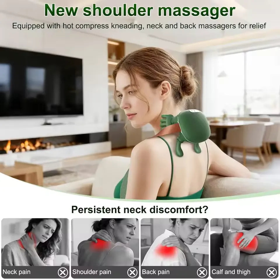 Neck and Back Massager for Pain Relief Deep Tissue