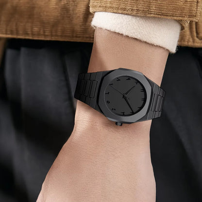 Arabic Aura Men's Watch | Royal Edge Matte Black