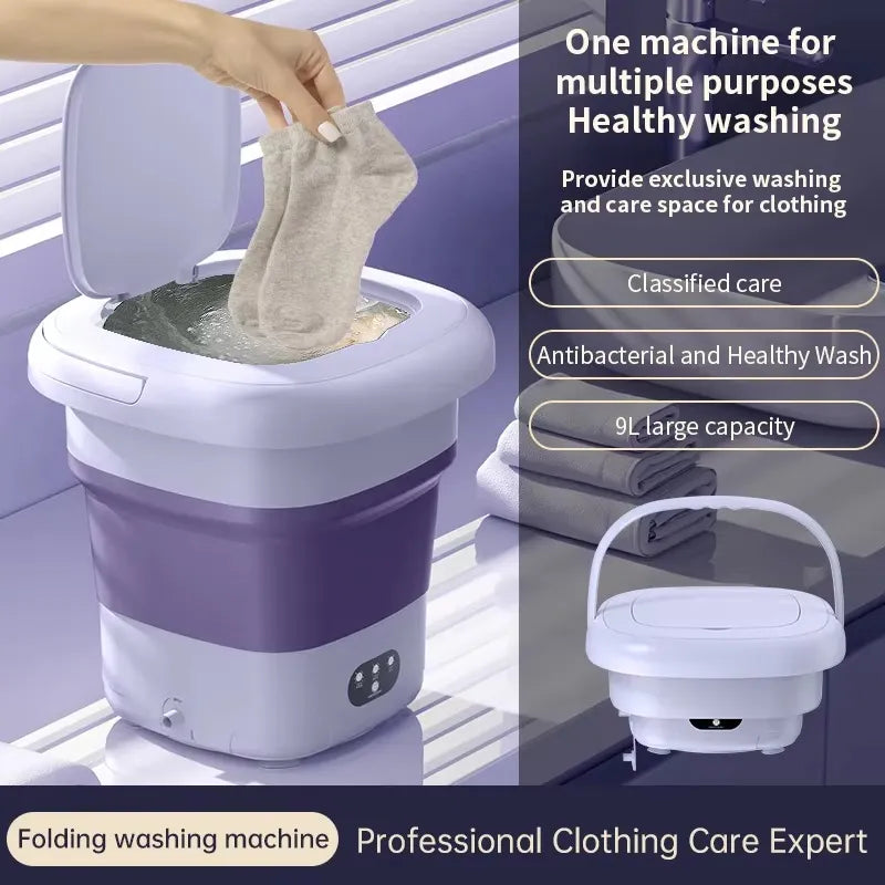 Portable Foldable Mini Washing Machine