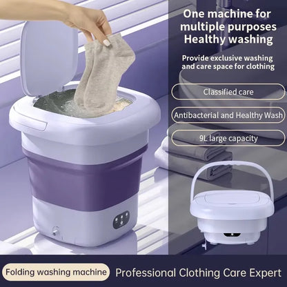 Portable Foldable Mini Washing Machine